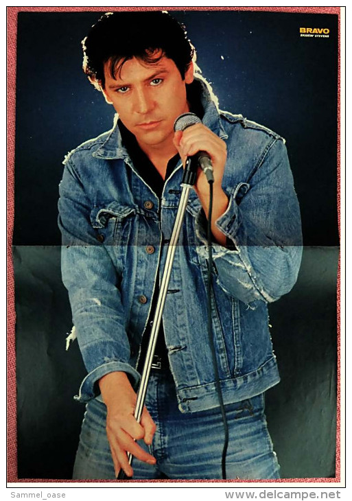 Kleines Poster  -  Shakin Stevens  -  Von Bravo Ca. 1982 - Posters