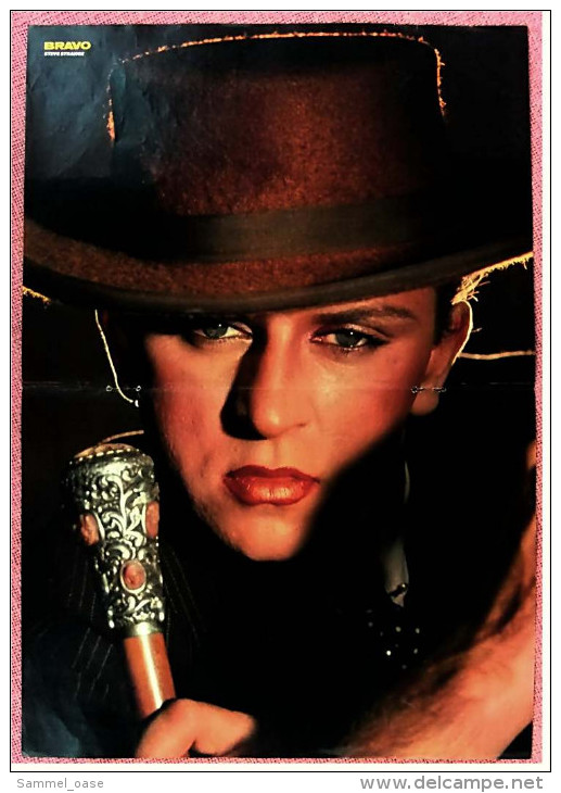 Kleines Musik Poster  -  Abba -  Rückseite : Steve Strange  -  Von Bravo Ca. 1982 - Posters