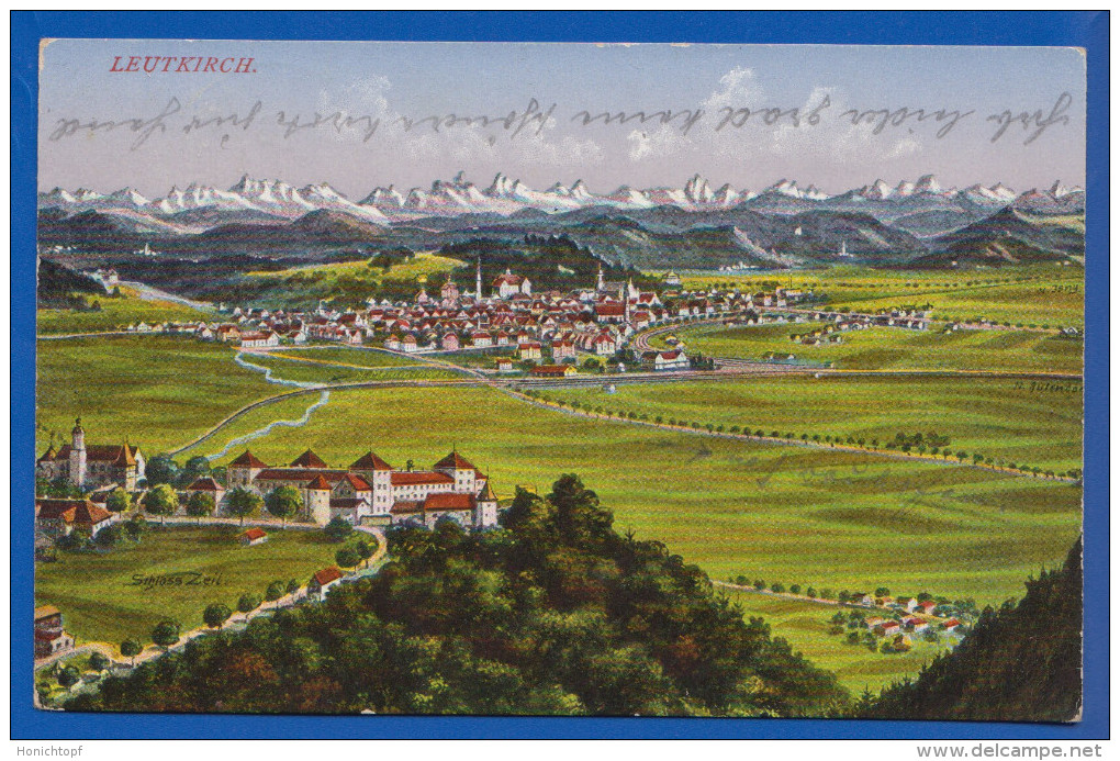 Deutschland; Leutkirch I. Allg.; Panorama; 1925 - Leutkirch I. Allg.