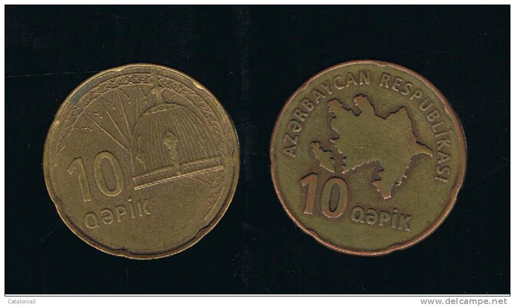 AZERBAIAN - AZERBAIJAN - 10 Kapik - Azerbaiyán