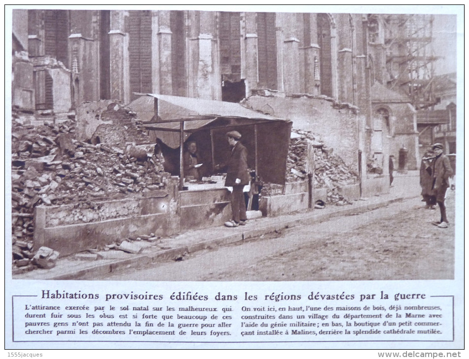 LE MIROIR N° 69 / 21-03-1915 TURCO AUTOBUS CATHÉDRALES TRANCHÉES MALINES EXÉCUTION RETHEL CROIX-ROUGE