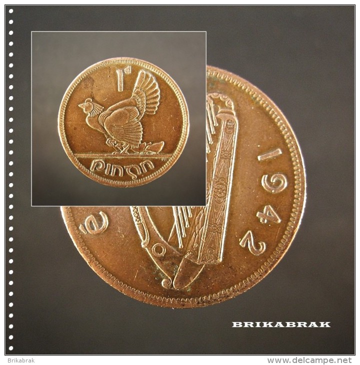 *PIECE IRLANDE 1942 - Jeton Monnaie Médaille Collection Numismate Numismatique - Ireland