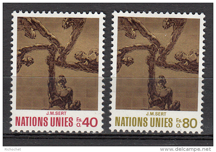 Nations-Unies Genève N° 28 à 29 * - Nuevos