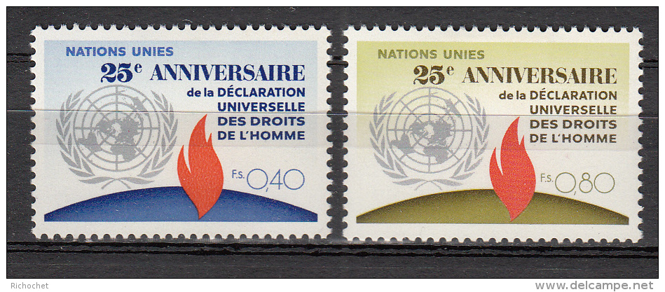 Nations-Unies Genève N° 35 à 36 * - Nuevos
