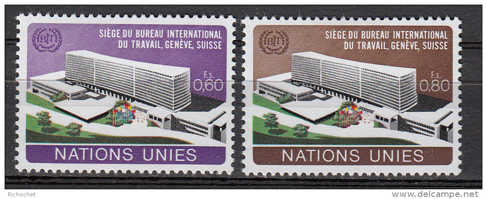 Nations-Unies Genève N° 37 à 38 * - Nuevos