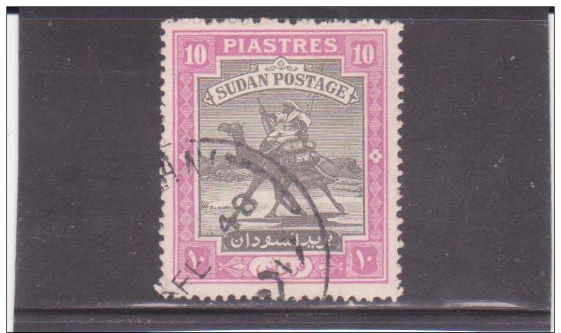 1948 10p Black & Mauve, Used(o) SG#109 - Sudan (...-1951)