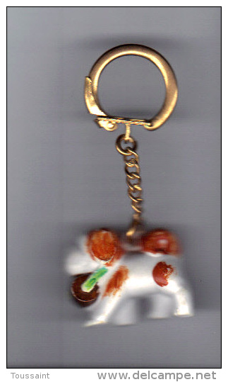 Porte Clefs: Chien Saint Bernard Avec Tonneau, Cognac Hennessy (14-504) - Porte-clefs