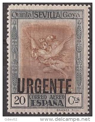 ES530-LB106TVÑFANT.Spain.Espagne.PINTURA.Aguafuertes  De GOYA  1930 (Ed 530*) Nuevo, Con Charnela - Viñetas De Fantasía
