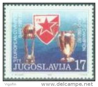 YU 1992-2522 RED STAR, YUGOSLAVIA, 1 X 1v, MNH - Berühmte Teams