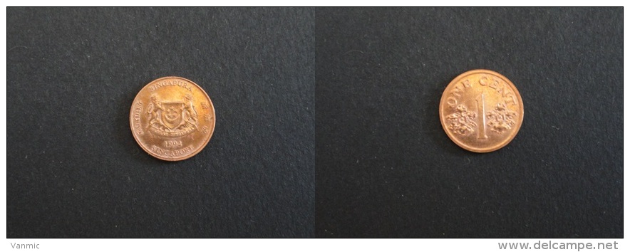 1994 - 1 CENT SINGAPOUR - SINGAPURA - SINGAPORE - Singapour