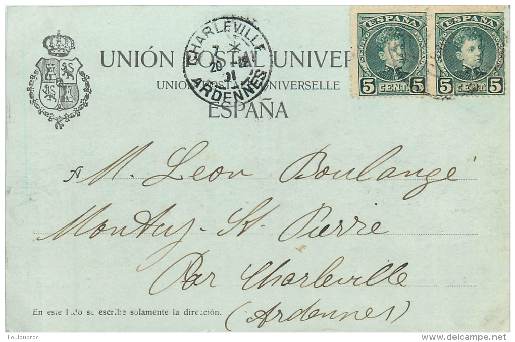 RARE BARCELONA  AVEC CACHET COLLECTIONNEUR A.P.N.  N°1000  ELISA CALVET CASPE 52 PUERTO Y MONUMENTO COLON - Barcelona