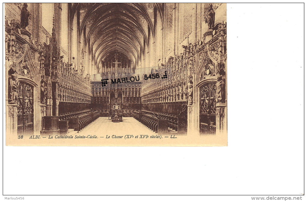 81 - lot de 9 CPA - Cathédrale d'Albi