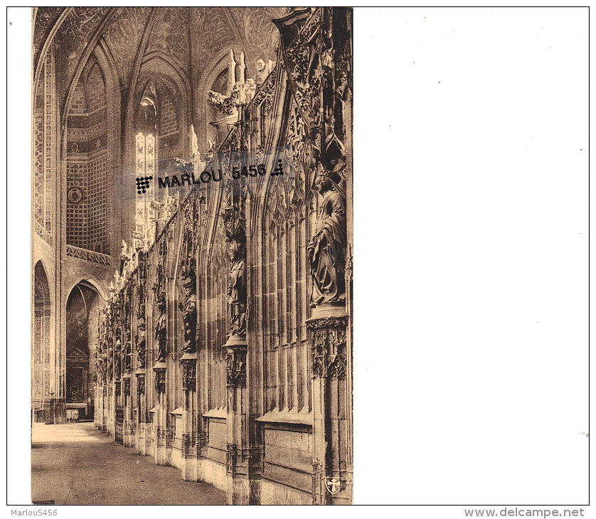 81 - lot de 9 CPA - Cathédrale d'Albi