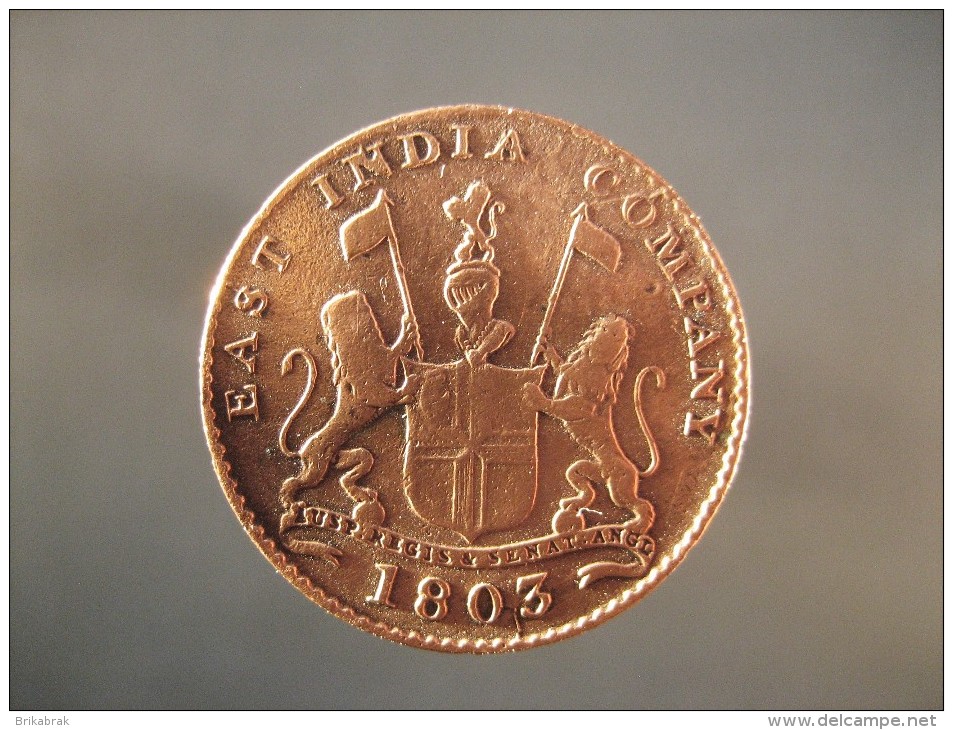 *PIECE INDE EAST INDIA COMPANY V.CASH 1803 - Jeton Monnaie Médaille Collection Numismate Numismatique - Inde