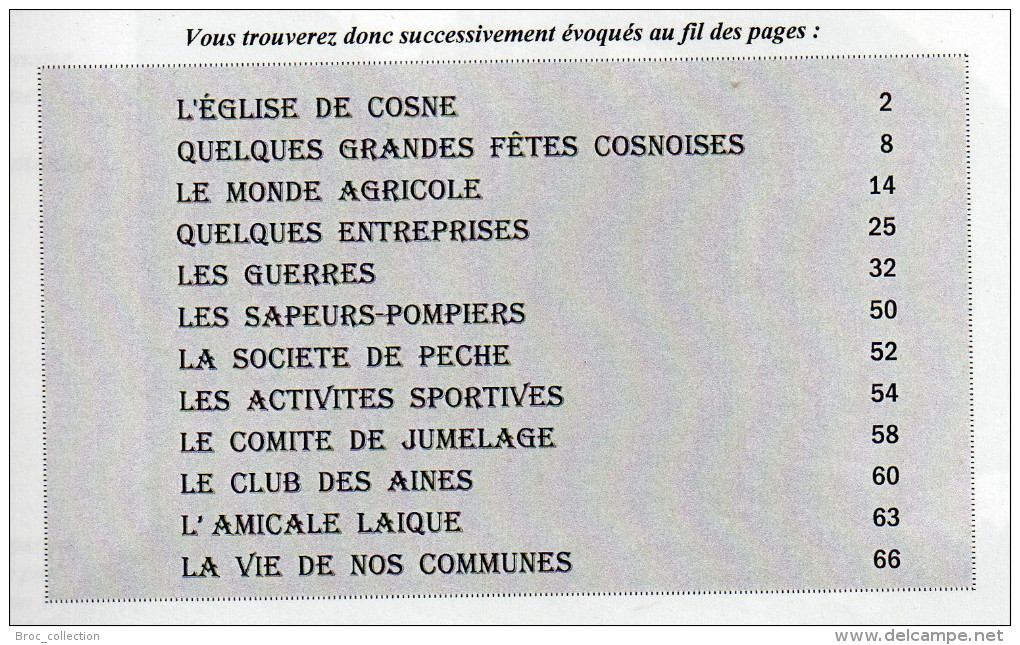 Cosne-D´Allier, De L´Oeil à L´Aumance, Bulletin Hors Série, Le 20e Siècle En Pays Cosnois, Reflets De L´exposition 2000 - Bourbonnais