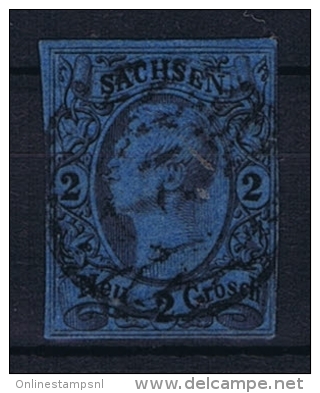 Germany, Sachsen  Mi 10 Used - Saxe