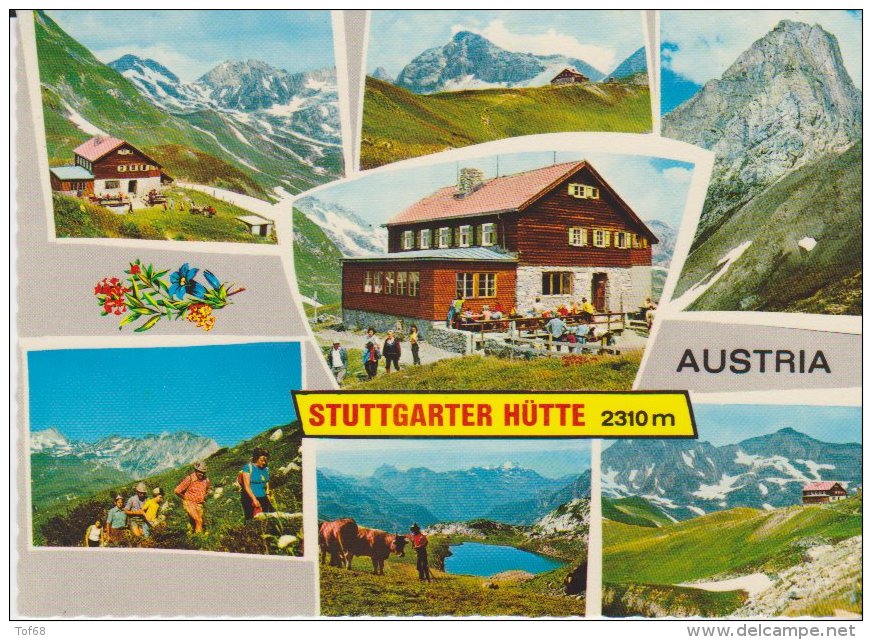 Lech Arlberg Stuttgarter Hütte Mehrbildkarte - Lech