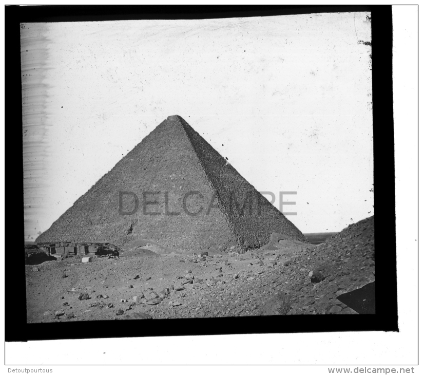 10 photographies diapositives plaque de verre EGYPTE EGYPT ABIDOS Temple OSIRIS DENDERAH Athor Isis ASSOUAN GIZEH Sphinx