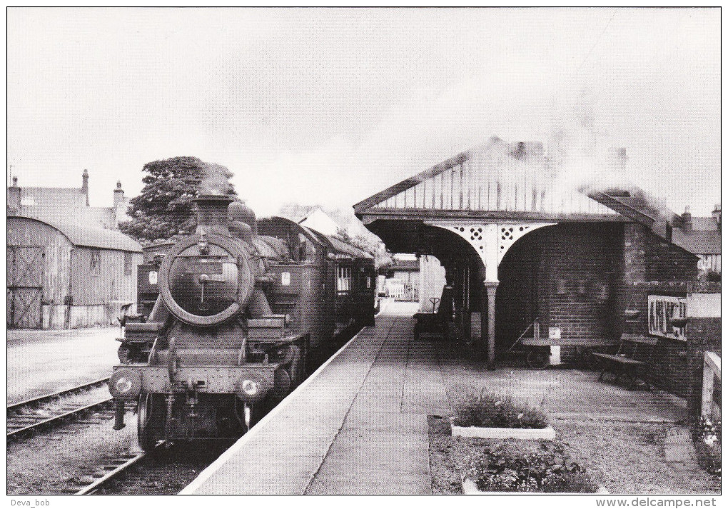 Railway Photo Card LMS Ivatt Tank 41234 AMLWCH 1962 2-6-2T Loco Gaerwen Train - Other & Unclassified