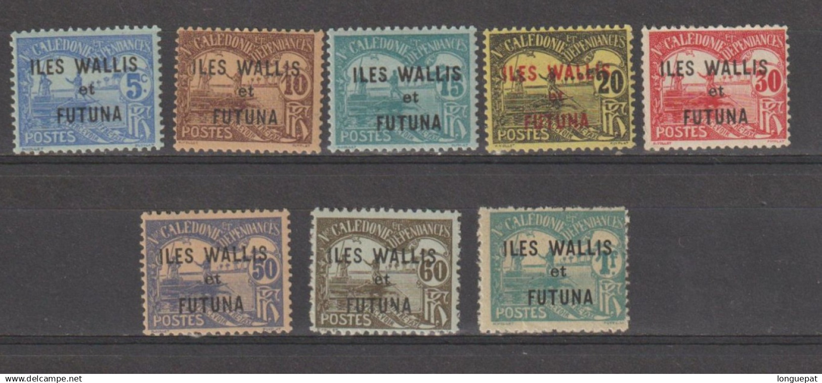 WALLIS Et F. : Piroguier : Timbre De Nelle Calédonie   Surchargé "Iles WALLIS Et FUTUNA" - Postage Due