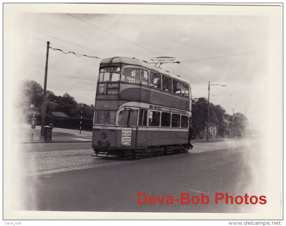 Tram Photo GLASGOW Auchenshuggle 1962 Corporation Tramways Coronation Car 1154 - Trains