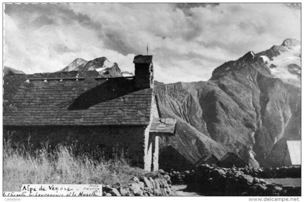 38 - L'ALPE DE VENOSC - La Chapelle, Les Lauranoure Et La Muzelle - CPSM - Photo P. Michel - Vénosc