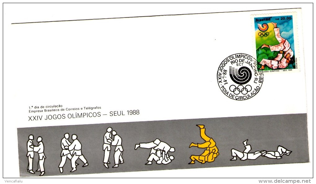 Brasil 1988 - FDC - Summer 1988: Seoul