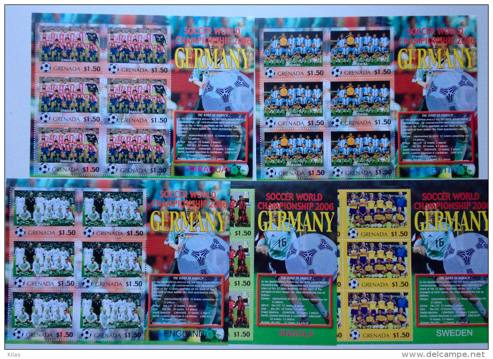 GRENADA 2006 World Cup  Footbal Germany  MNH - 2006 – Germany