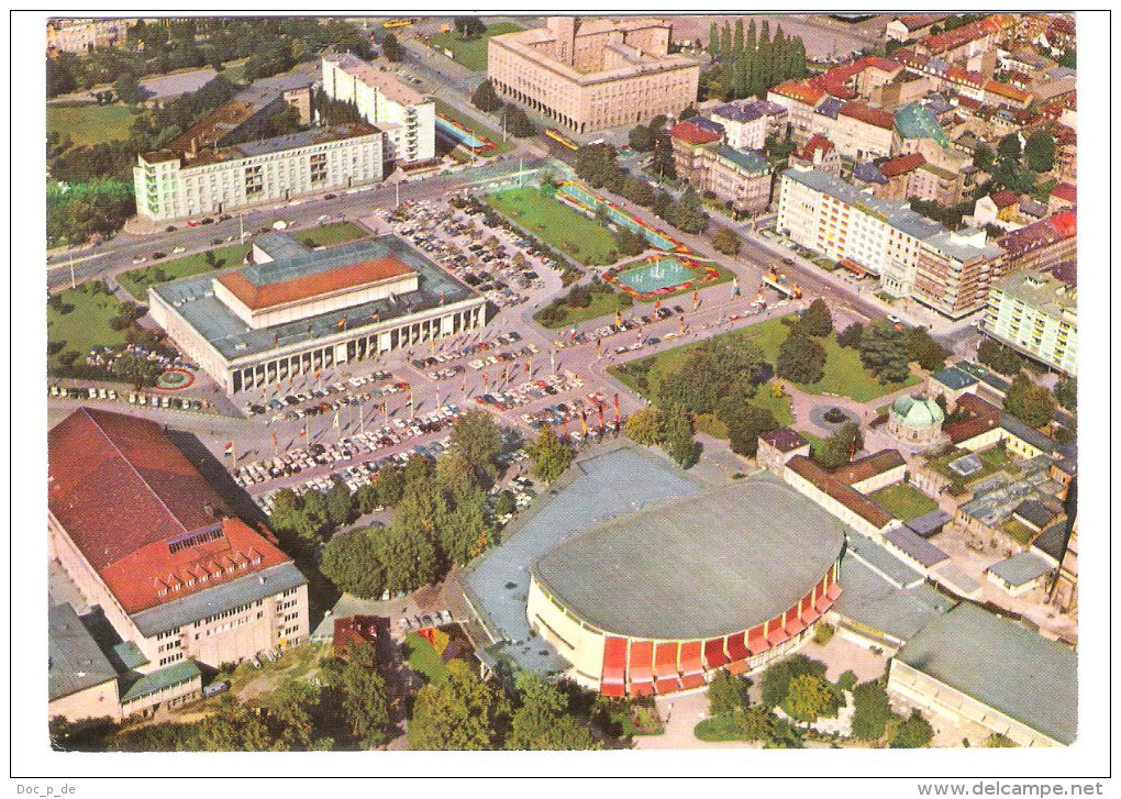 Deutschland - Karlsruhe - Festhallenplatz - Luftaufnahme - Karlsruhe