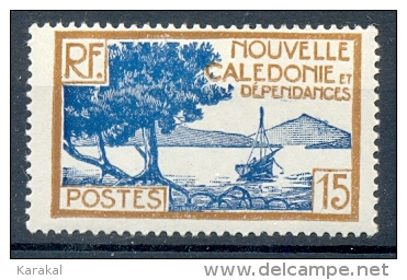 Nouvelle-Calédonie Y&T 144 Palétuvier 15 Centimes MH X - Unused Stamps