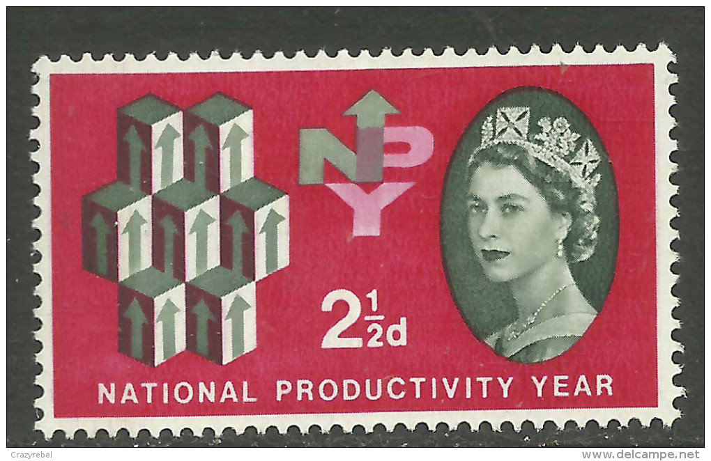 GB 1962 QE2 2 1/2d Productivity Year MM SG 631.. ( K685 ) - Unused Stamps