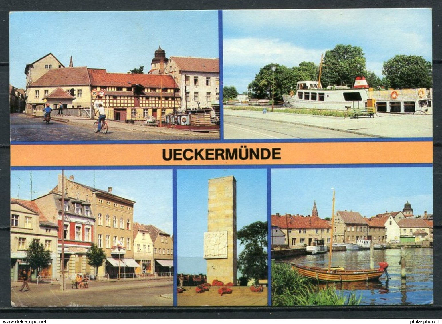 (1275) Ueckermünde / Mehrbildkarte - Gel. - DDR - Bild Und Heimat - Ueckermuende
