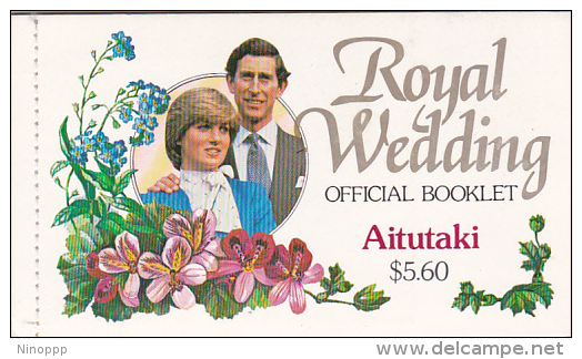 Aitutaki 1981 Royal Wedding Booklet - Aitutaki