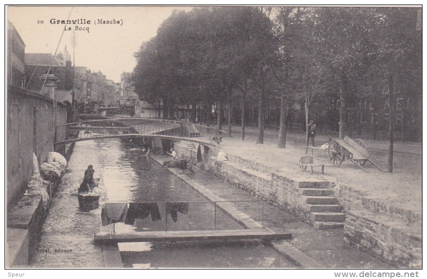 Granville (Manche) - Le Bocq, Women Washing Clothes Etc., Interesting Scene - Granville