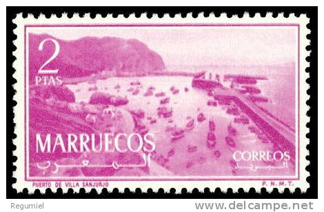 Marruecos Indep. 06 ** Puerto Villa San Jurjo. 1956 - Marruecos Español