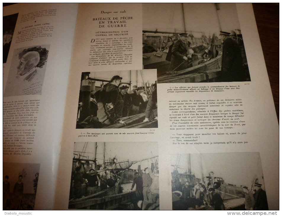 1939 : RUSSIE-FINLANDE ; Graf-Spee; Foyers du soldat ; Armée GENIE ; Elsinki ; Bateaux de pêche en guerre ; AOF; Kindia
