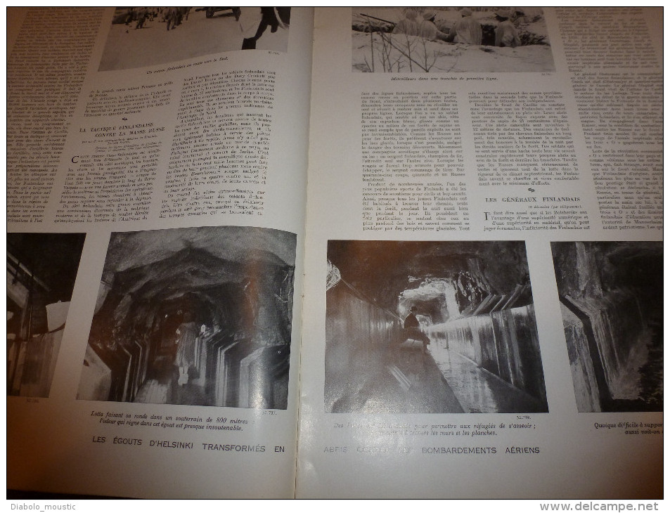 1939 :CANADA Aussi ;FINLANDE-URSS ;Helsinki ;GENIE ; J. Verne Visionnaire ; Aquarelles Marins;Tolède ;Centre Aviation - L'Illustration