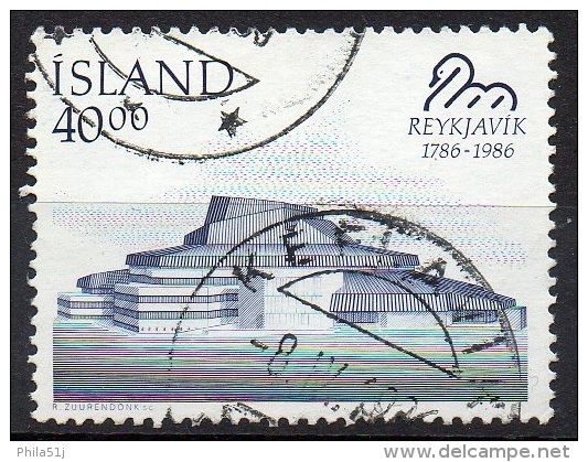 ISLANDE  N°610__OBL VOIR SCAN - Oblitérés