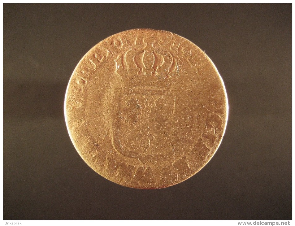 PIECE FRANCE LUDOV XVI D.GRATIA Jeton Monnaie Médaille Collection Numismate Numismatique - 1774-1791 Ludwig XVI.