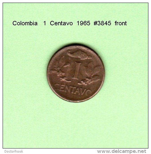 COLOMBIA    1  CENTAVO  1965   (KM # 205) - Colombia