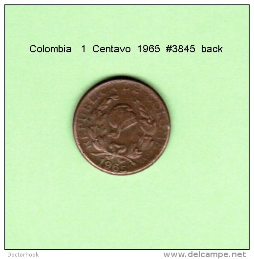 COLOMBIA    1  CENTAVO  1965   (KM # 205) - Colombie