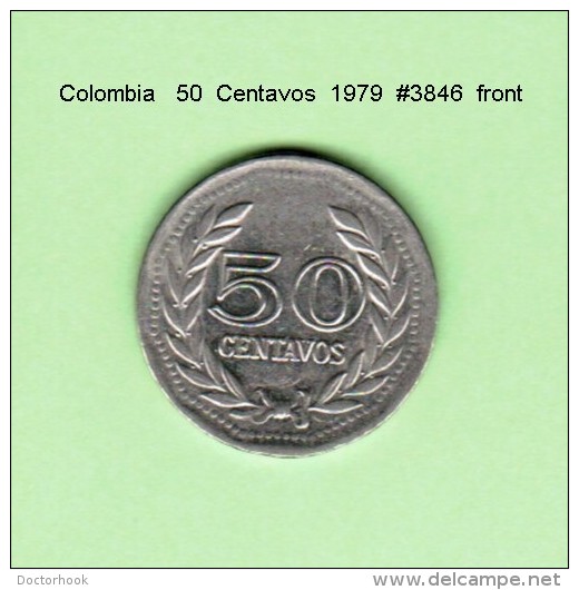 COLOMBIA    50  CENTAVOS  1979   (KM # 244.1) - Colombie