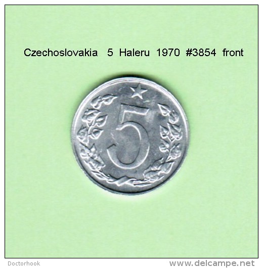 CZECHOSLOVAKIA    5  HALERU  1970   (KM # 53) - Czechoslovakia