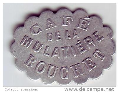 Monnaie De Nécessité - LOIRE 42 - St Etienne - Café De La Mulatière Bouchet - 12 1/2c - Monétaires / De Nécessité