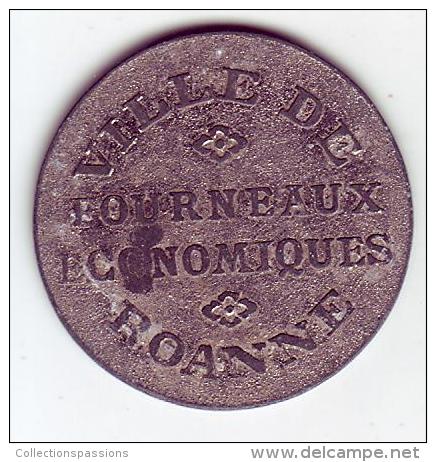 Monnaie De Nécessité - LOIRE 42 - Roanne - Ville De Roanne - Fourneaux économiques - 5c - Notgeld