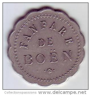 Monnaie De Nécessité - LOIRE 42 - Boën - Fanfare De Boën - 25c - Monétaires / De Nécessité