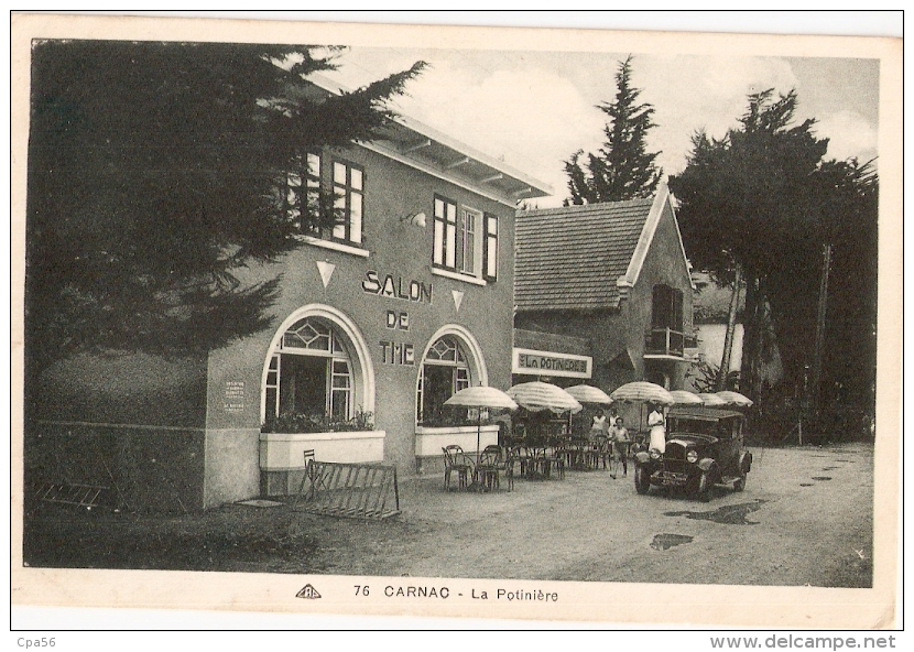 VENTE FLASH - Au 1er Enchérisseur: CARNAC - Salon De Thé - La POTINIERE - CAP N°76 - Carnac