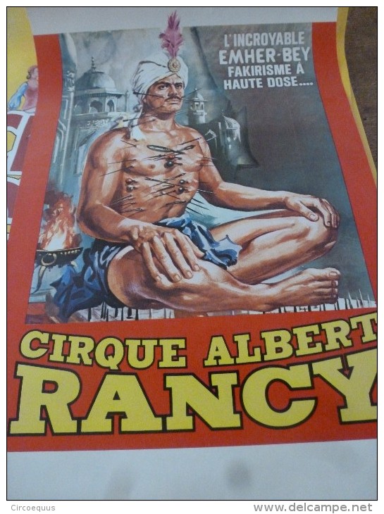 Circus Cirque Zirkus Circo Affiche  Poster Albert Rancy - Affiches