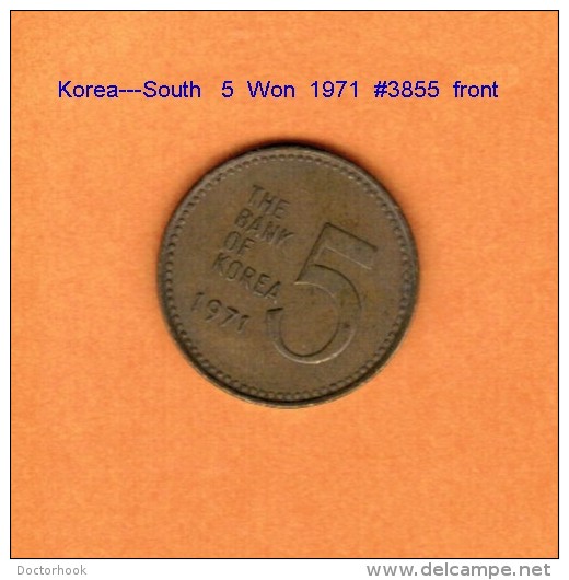 KOREA---South    5  WON  1971   (KM # 5a) - Korea, South