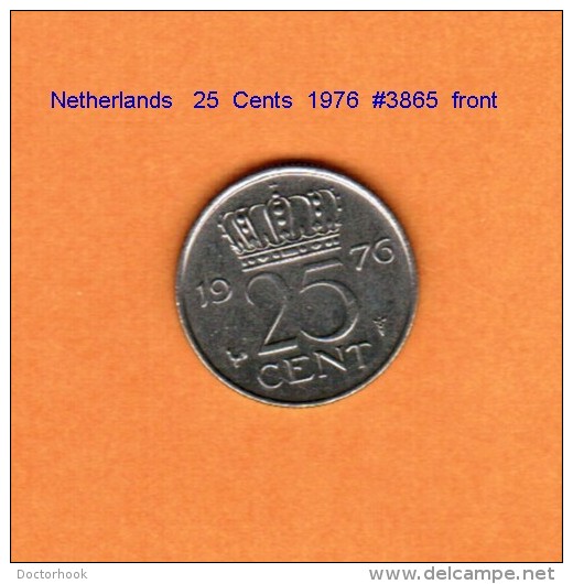 NETHERLANDS    25  CENTS  1976   (KM # 183) - 1948-1980 : Juliana